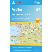 54 Arvika Sverigeserien 1:50 000